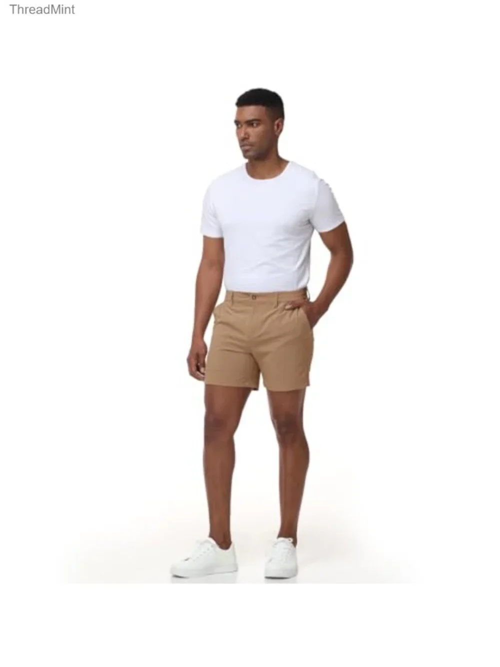 Men's 5/7 Inch Stretch Casual Shorts Quick Dry 4 Pockets Golf Hiking